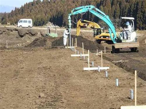 三门峡地桩施工现场